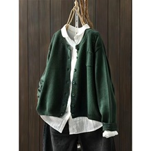 W 64562 Knitted Cardigan Sweater Coat �͹�ᘿ��_��