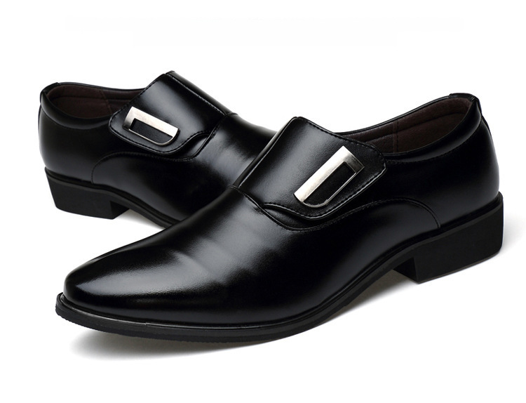 Cross-border large size men's shoes casual fashion shoes formal wear a pedal leather shoes men's British Korean version of pointed manufacturers whole_vogvips.com