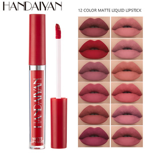 Cross -Bordder Hot Share Handaiyan Han Daiyan Mist Liquid Liquid Liquid Libstick Matte не приклеивает чашка блеск для губ.