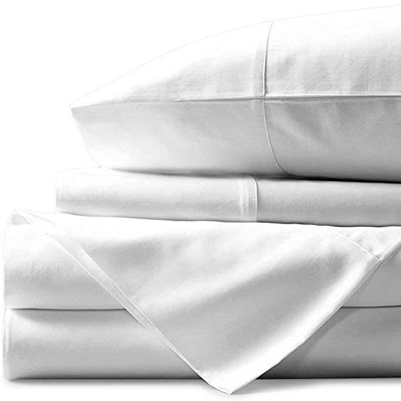 Suministro directo de fábrica Amazon transfronterizo cepillado cama de tela de cuatro piezas sábana ajustable funda de almohada ropa de cama