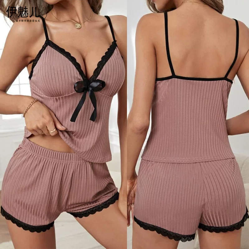 Сексуальные кружевные pijama, набор, 2024 год, эффект утяжки