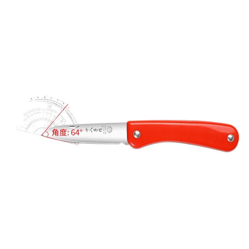 18 piezas cuchillo de fruta hogar mini portátil plegable corte de cuero melón cuchillo de fruta cuchillo al aire libre