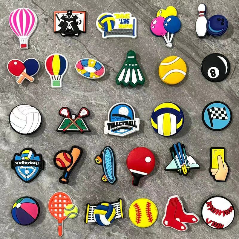 Ball Sports PVC epoxy soft rubber hole shoes shoes flower shoes buckle accessories accessories cross-border e-commerce beach shoes Ball Sports PVC epoxy soft rubber hole shoes shoes flower shoes buckle accessories accessories cross-border e-commerce beach shoes
