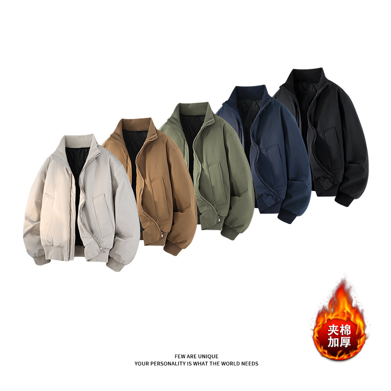 爆款！冬季教练飞行夹克加棉棉衣短款外套男 5D1199-TP48不控价