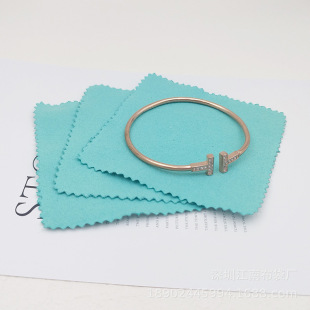 Canvas bag printing source factory wholesale double-sided suede wipe table cloth screen cleaning cloth wipe large capacity printing