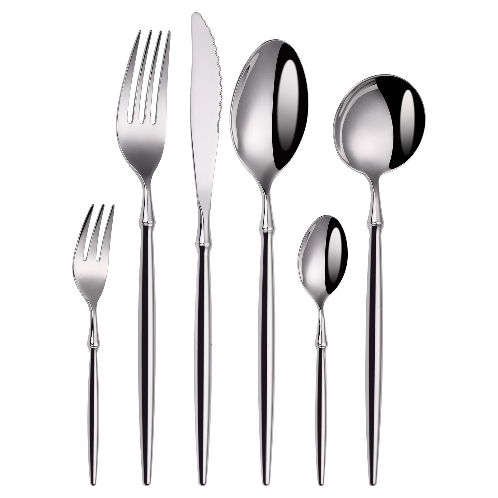 With a forged pattern tableware stainless steel, set, handle, European style