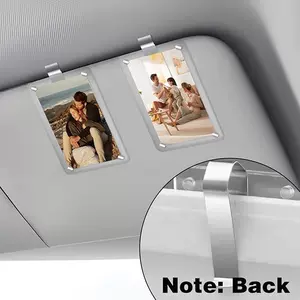 Avtomobil Günəşlik Foto Klip Akril DIY Daxili Bəzək Hədiyyə