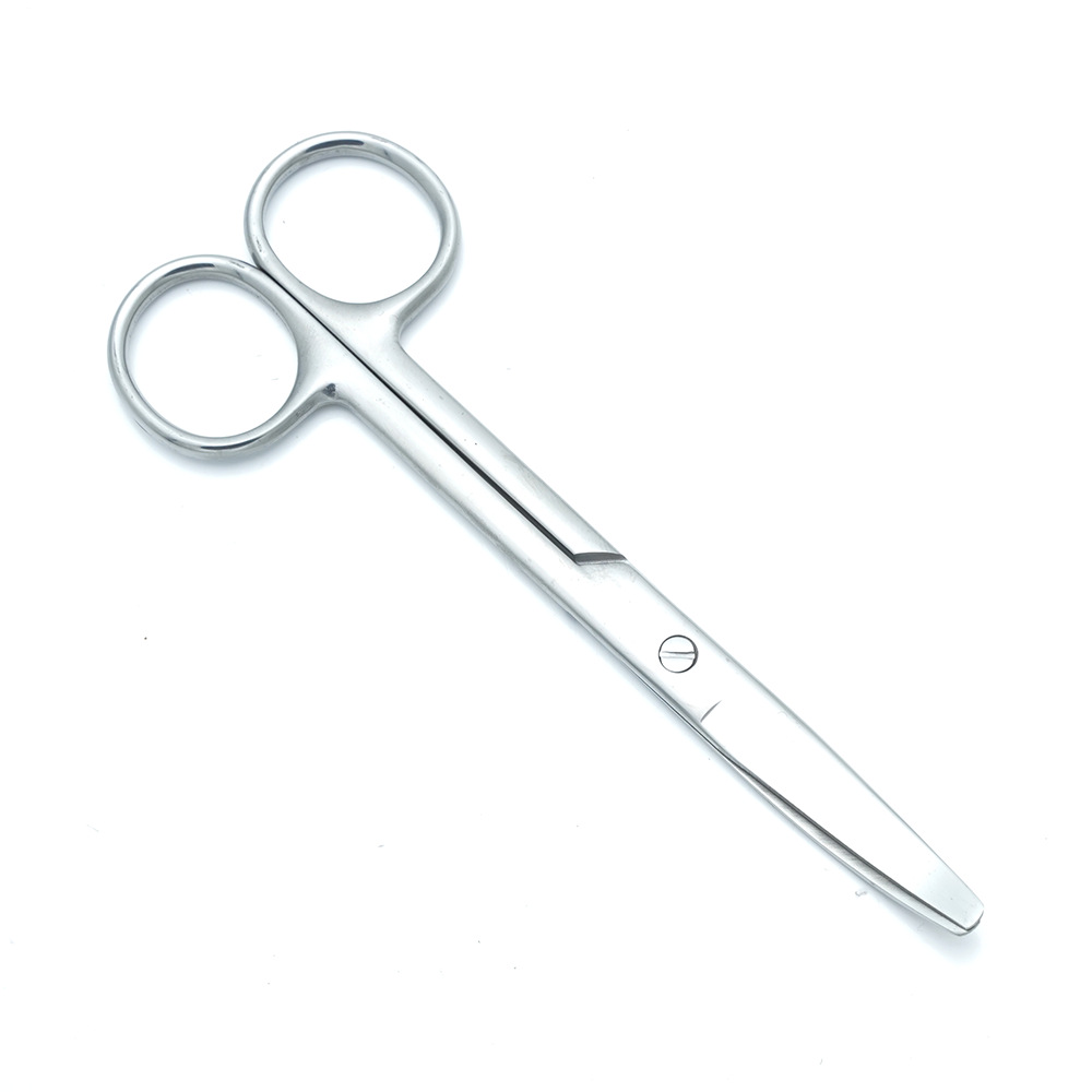 Tijeras de acero inoxidable tijeras quirúrgicas ordinarias tijeras de belleza tijeras de gasa quirúrgica tijeras anatómicas de laboratorio 14cm punta recta