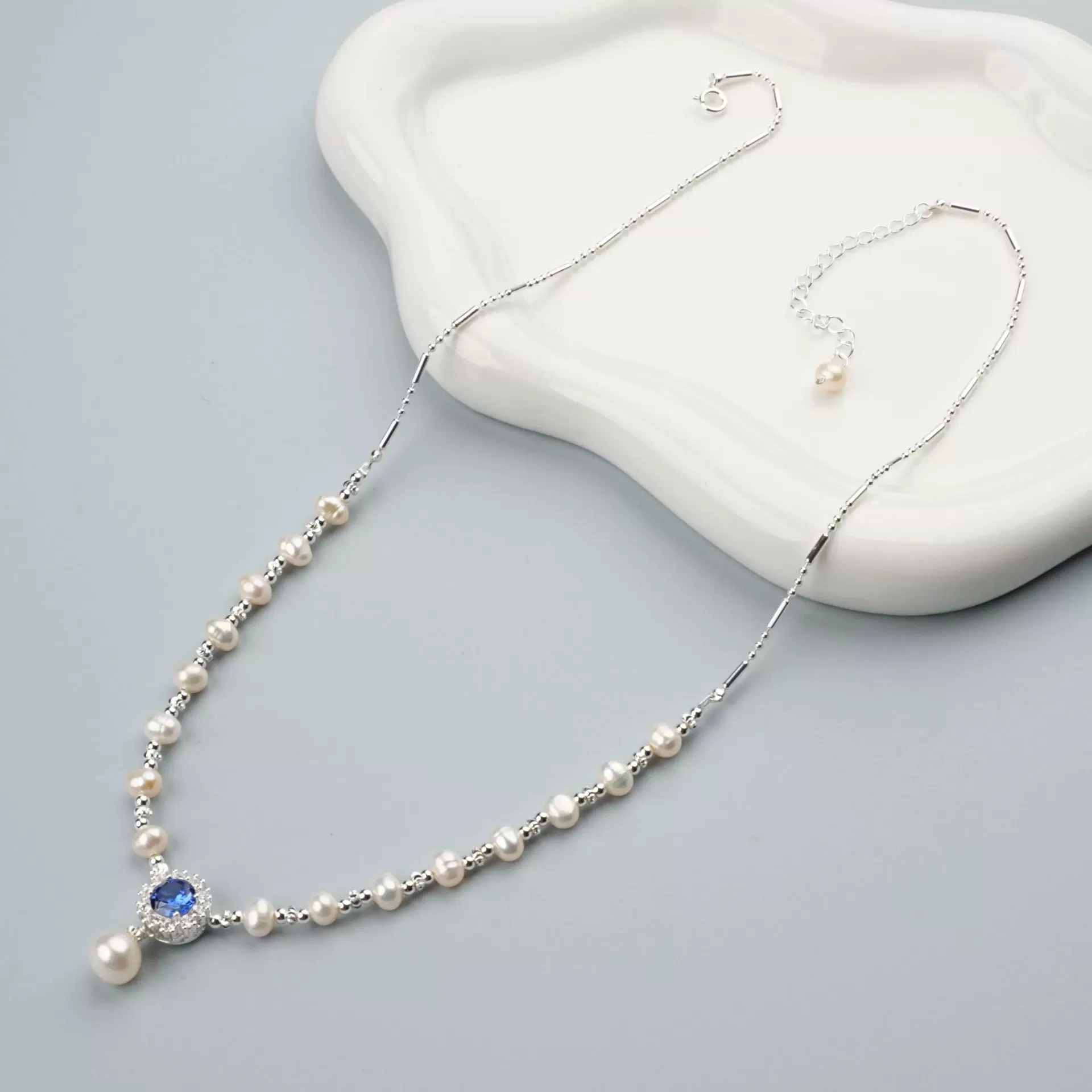 珍珠项链百搭个性显瘦秋冬毛衣链女士珠宝首饰外贸跨境源头工厂