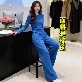 时尚休闲套装;连衣裙;女式针织衫