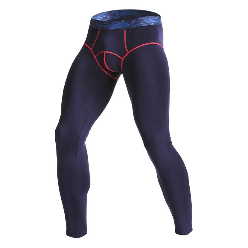 Otoño e invierno de los hombres recortados apretados modales ajustados delgados pantalones calientes de moda color sólido Mediados de cintura Leggings