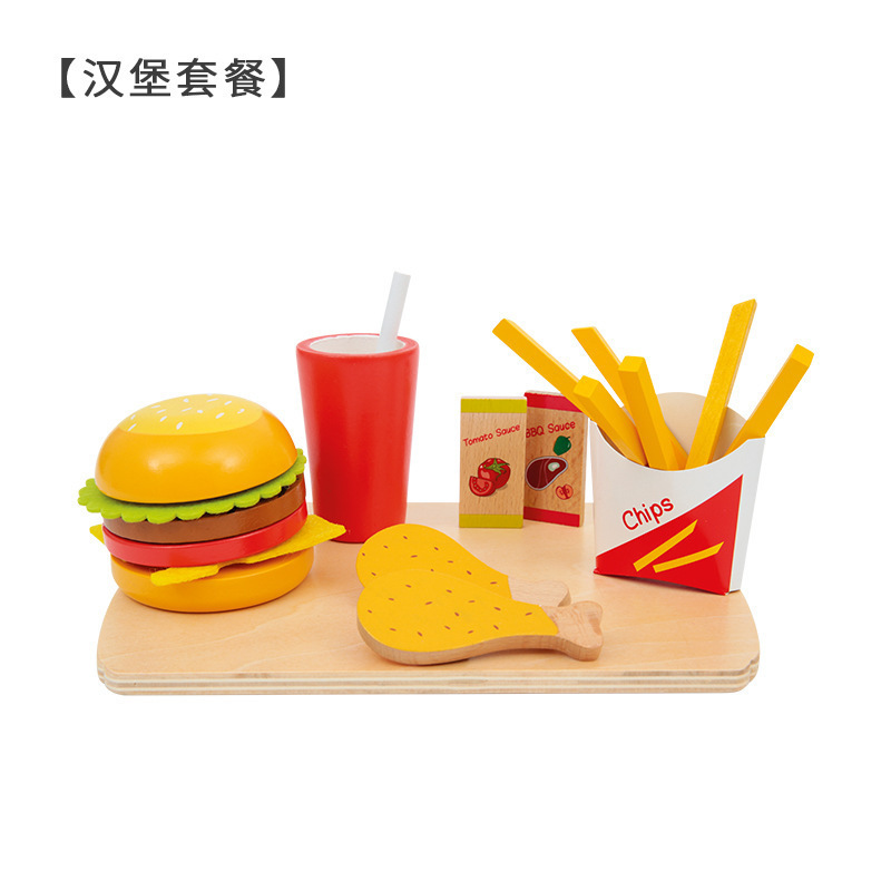 conjunto de hamburguesas