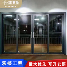 商铺隔断玻璃门别墅推拉式阳台铝合金门窗隔音客厅厨房推拉门批发