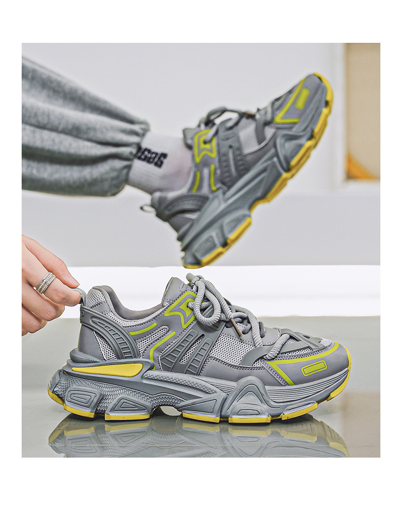 Herren 2024 neue Herbsthöhe zunehmende lässige Sport Jugend Mesh vielseitig dicke Sohle Papa trendige Schuhe_voghion.com