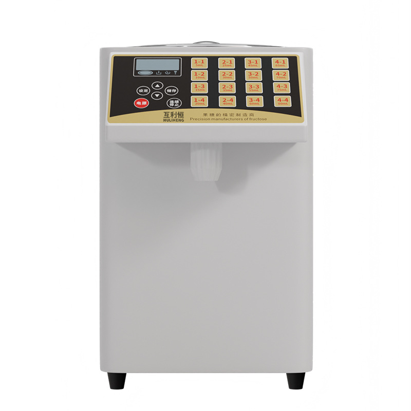 Beneficio mutuo automático microordenador fructosa máquina cuantitativa comercial leche té tienda Equipo conjunto completo Taiwán fructosa máquina instrumento image 6