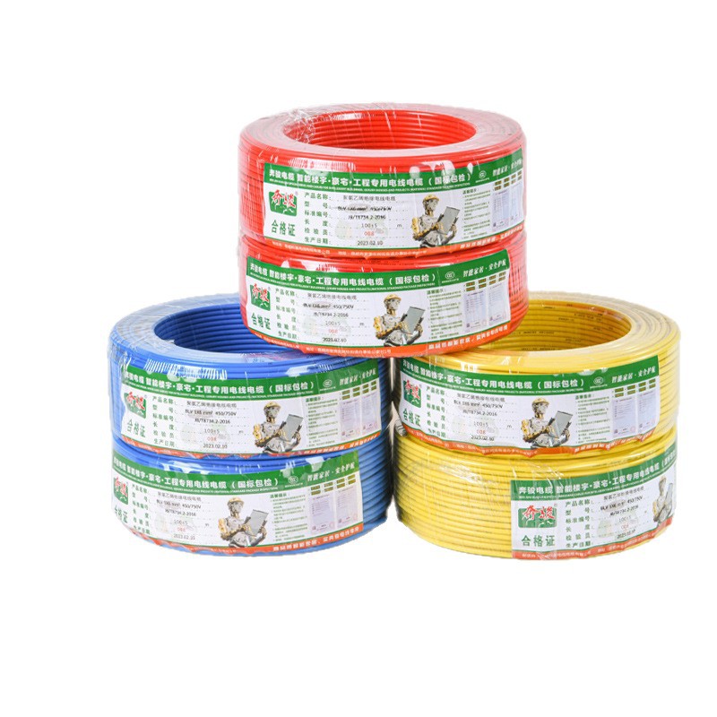 Kunming Cable Factory Benjun BLV Aluminium Core Wire Engineering Home Wire Cable Inspección de paquete estándar nacional ignífugo único cable