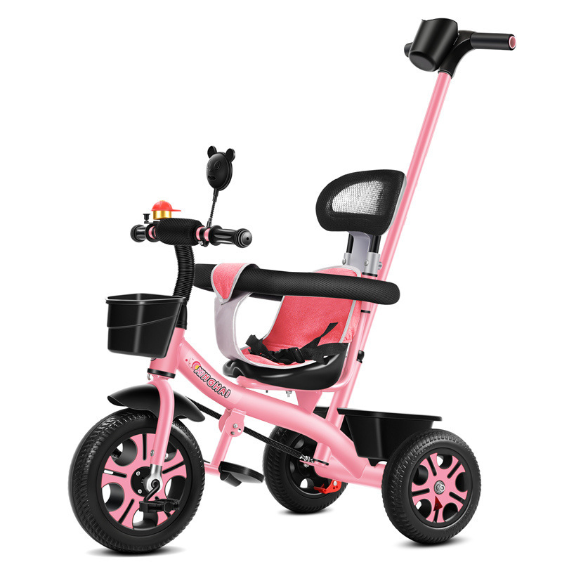Triciclo infantil 1 - 3 - 2 - 6 años de edad, carro de bebé grande, bicicleta, carro de jardín de infantes image 47