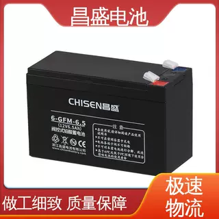昌盛 6-GFMJ-6.5 eps应急电源 应急蓄电池 玩具电源 内阻小