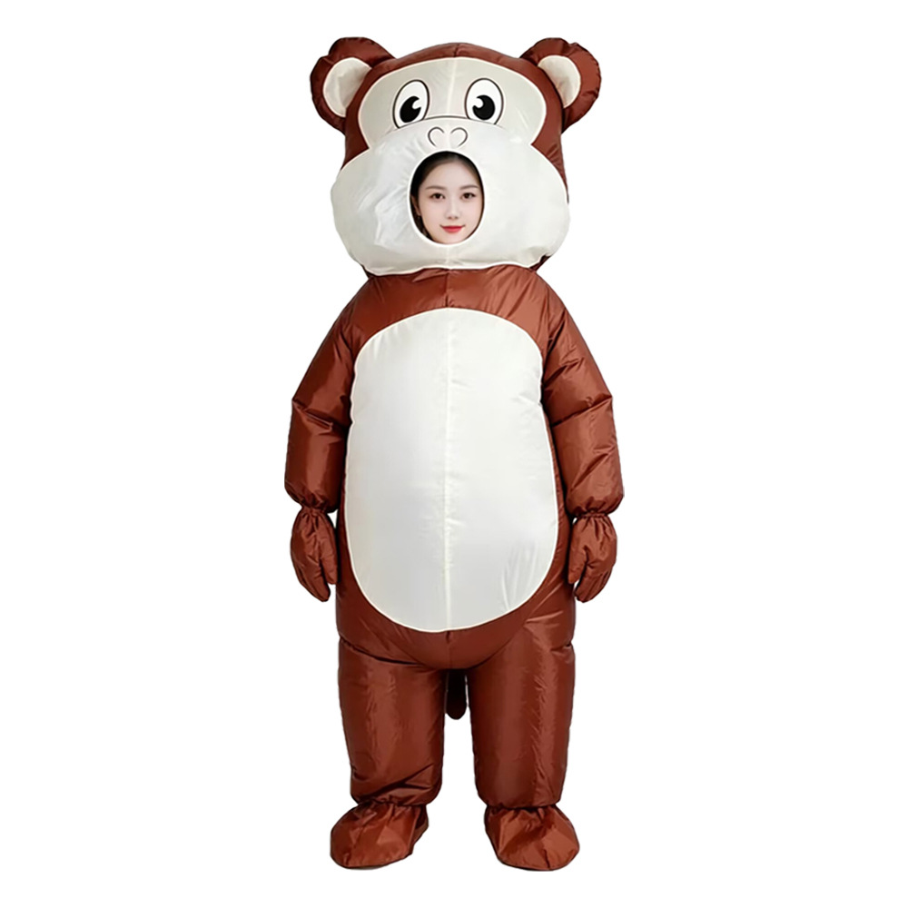 Fábrica transfronteriza gato y ratón dibujos animados muñecas inflables Halloween espectáculo comercial crucero caminando espectáculo escenario ropa de props