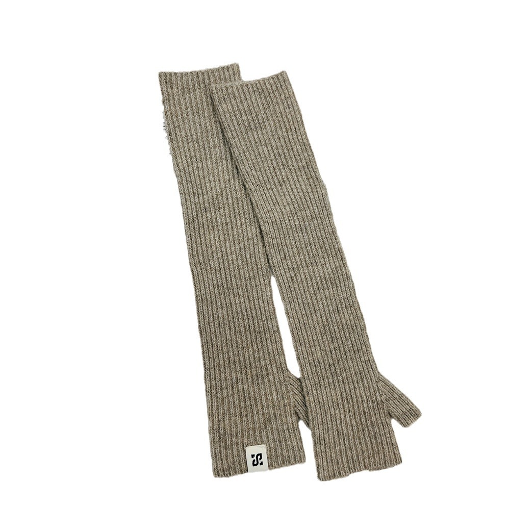 Nuevo estilo coreano largo dedos de mano de color sólido otoño y invierno para viajar en bicicleta guantes de moda calientes a prueba de frío