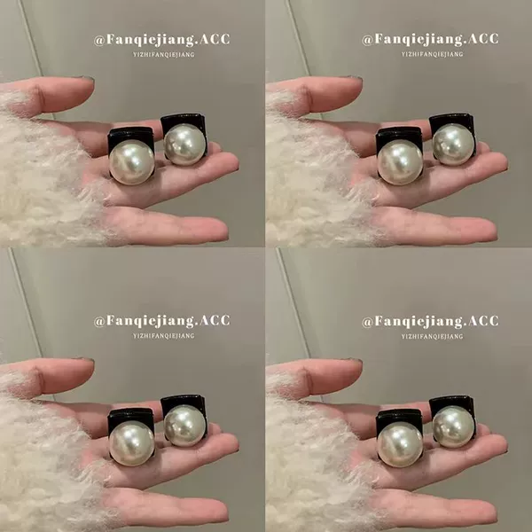 French pearl square clip [8 pieces]