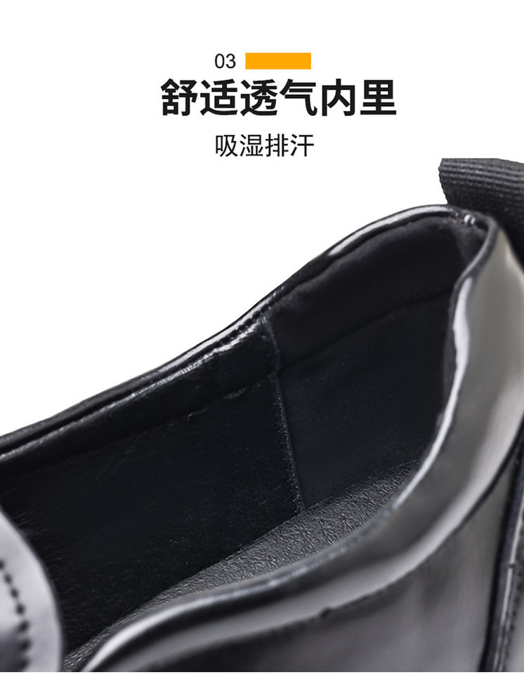 Giày lười nam da thật đế dày cổ thấp mũi tròn chống trượt — Màu nâu TM 6220, TM đen 6220 chi tiết 9