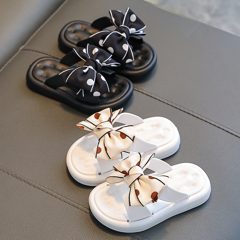 Mädchen für den Außenbereich, rutschfeste Schleife mit weicher Sohle, Prinzessinnen-Sandalen für große, mittlere und kleine Kinder, Baby-Strandsandalen und_voghion.com