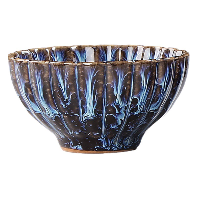 Керамическая Замена печи Одиночная чашка Jianzhan Tianmu Glaze Чашка особой формы Большая чашка Master Чайная чаша Личная чашка для чая Сумасшедшая покупка