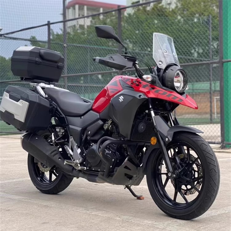 新款铃木DL250拉力越野摩托车骊驰GW250CC电喷双缸水冷旅行版街车