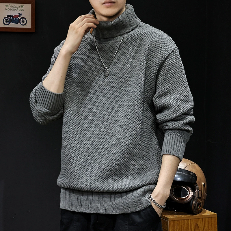 Demi-season sweater, knitted jacket, oversize