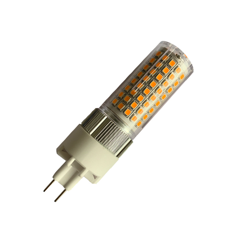 Replace 150W halogen lamp with a cover with an LED G8.5 20W LED corn lamp featuring 120 high-brightness 2835 LED beads.