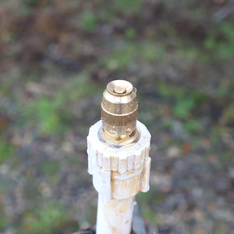 4 puntos de pulverización ajustable de bala de cobre pulverización de riego de césped pulverización de riego de horticultura bosque pulverización de atomización de riego no incluidos impuestos