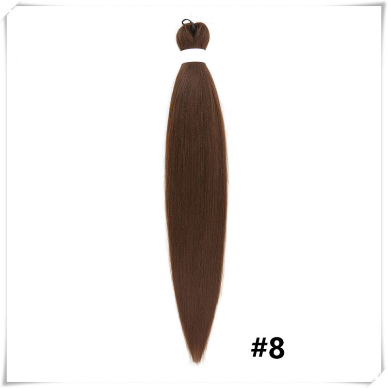 Fijo de baja temperatura de agua caliente FR Easy Braid Fibra química Trenza sucia Multicolor Negro Pechón suave y esponjoso