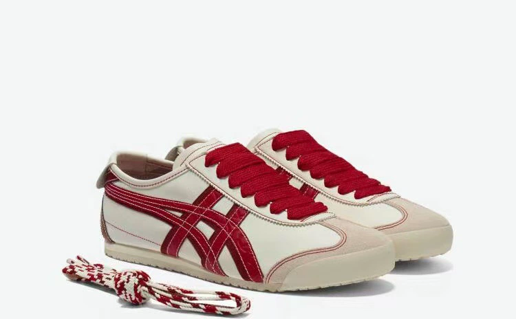 Onitsuka Tiger — фирменные кеды, мужские и женские, челночный стиль, ленивые кеды в белом (Forrest Gump)