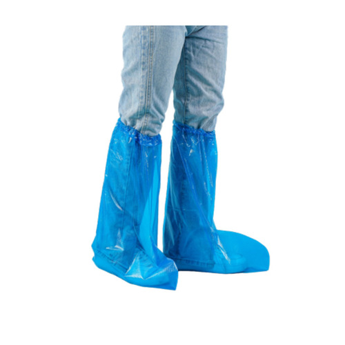 Disposable Shoe Covers Waterproof Shoe Covers Rainy Day Thickened Long Tube Foot Cover Boot Cover Outdoor Rafting Plastic Boot Cover Wholesale 