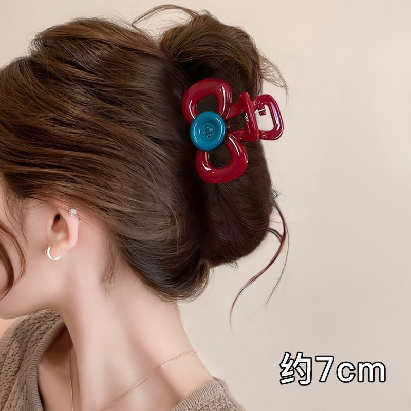 韓国東大門2025年新作ヘアクリップ、女性用ヘアピン、高級感のあるシャーククリップ、ヘアアクセサリー、ヘアピン|undefined