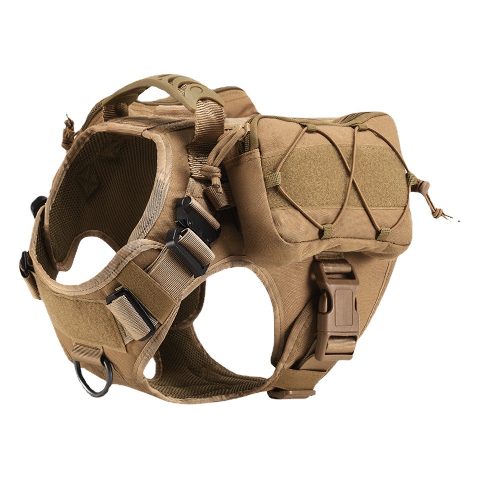 Chaleco Táctico para Perro 1000D, Ropa para Pasear Perros, Chaleco Táctico MOLLE, Equipo Táctico para Mascotas, Ropa para Perros