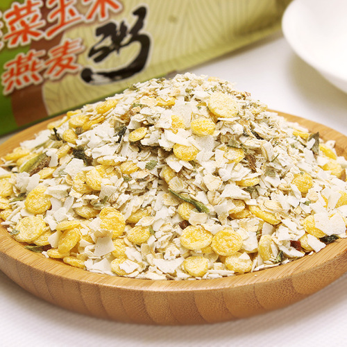 High fiber vegetable corn oatmeal porridge saccharin-free food sugar cake urine snacks pregnant women surrogate breakfast for middle-aged and elderly people