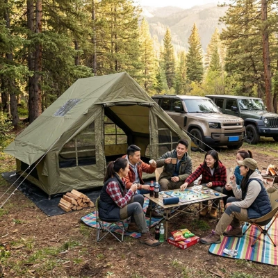 Tent Camping Inflatable Tent Outdoor: Avtomobil dam çadırları