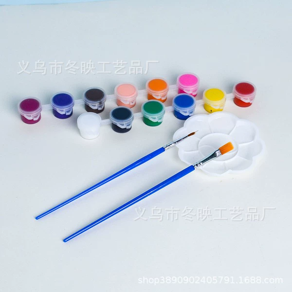 Pigment palette, 12 colors, 2 pieces