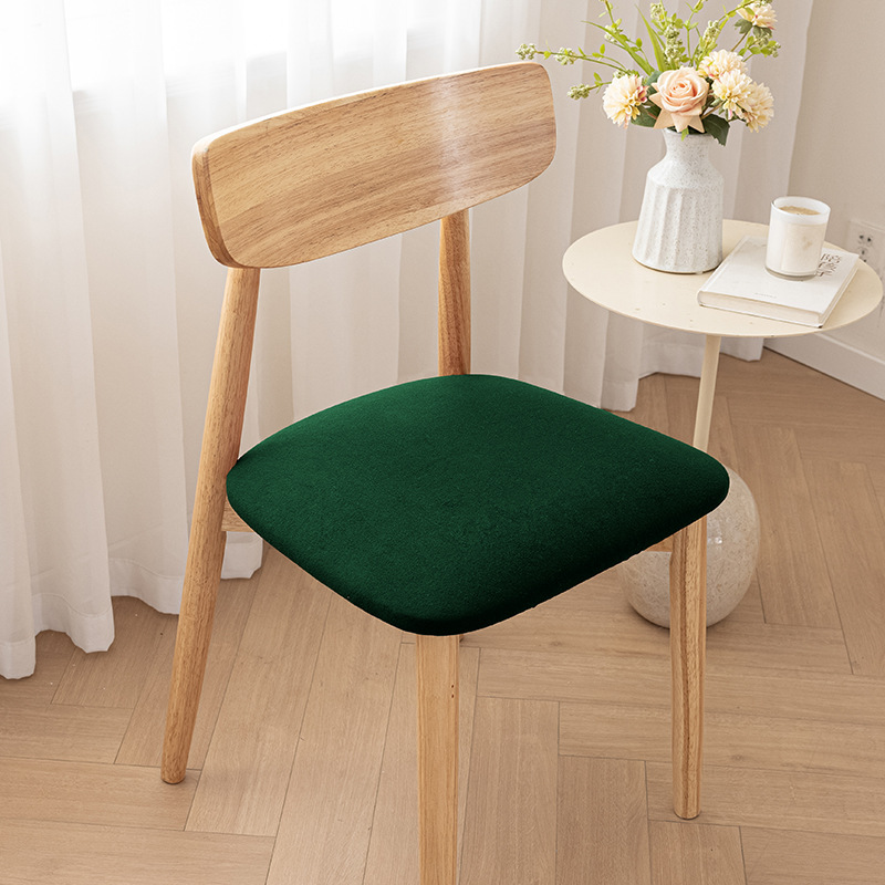 De terciopelo verde oscuro