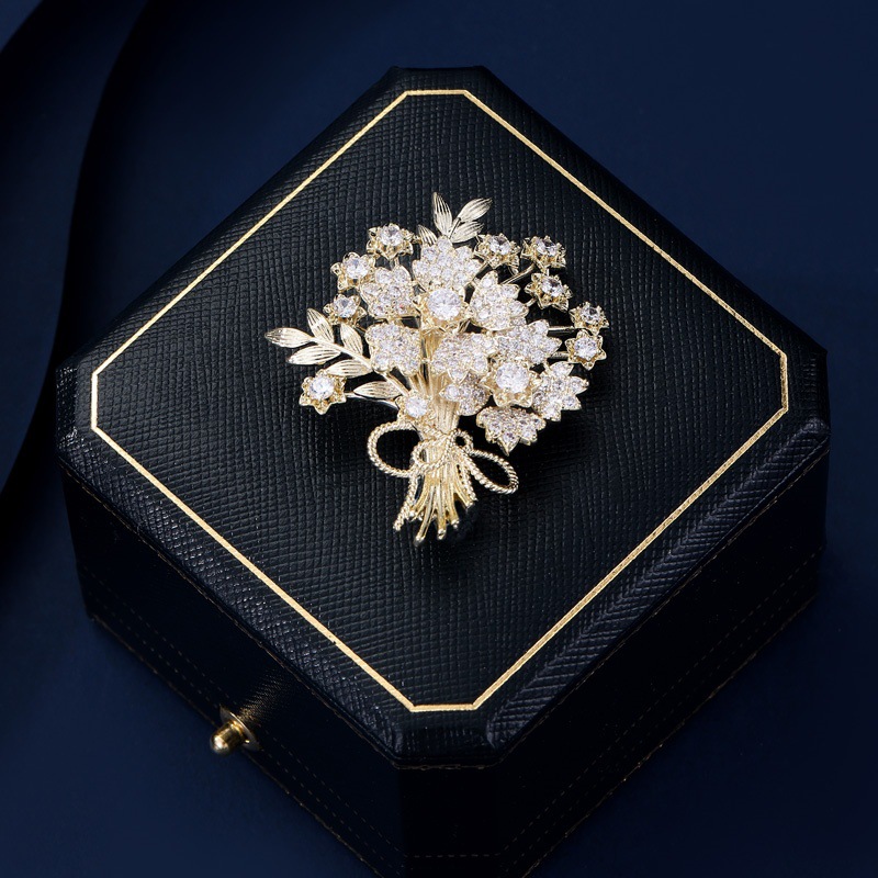 Elegante Geldbaum Brosche Für Damen Vielseitiges Blumenaccessoire_voghion.com