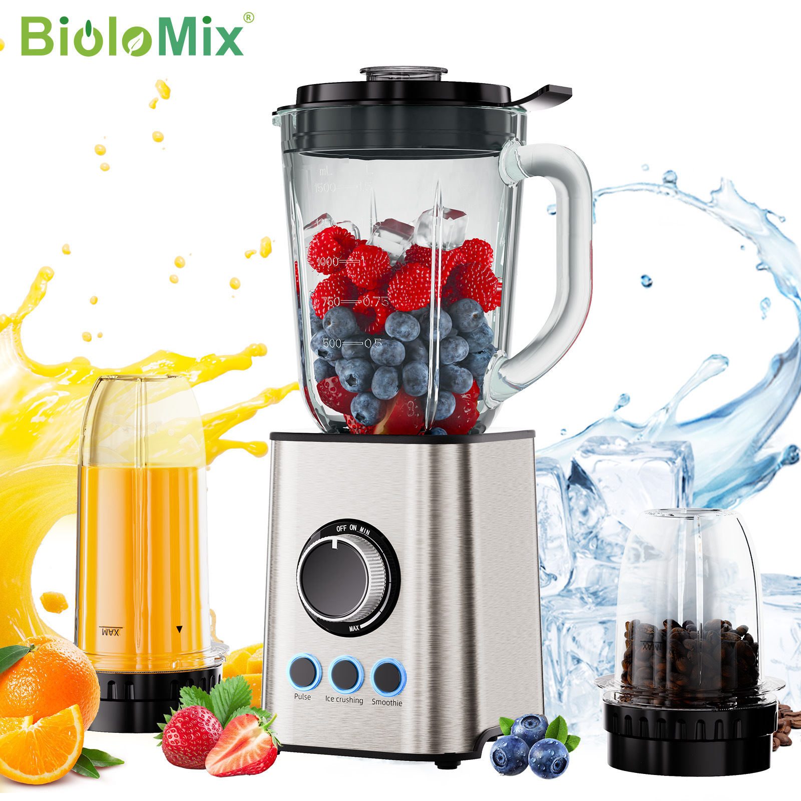 Molinillo de carne doméstico transfronterizo mezclador multifuncional automático de cocina de alimentos suplementarios molinillo de frutas y verduras