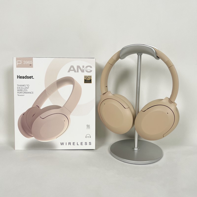 P3965ノイズキャンセリングBluetoothヘッドセット、ワイヤレスヘッドホン、プライベートモデル、ANC、折りたたみ式、Amazon越境販売で人気|undefined