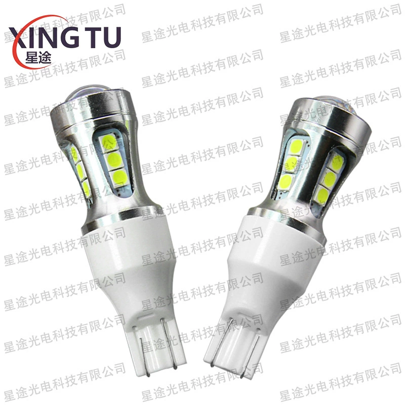 Автомобильный светодиодный автомобильный фонарь T15 заднего хода W16W 3030 18SMD Светодиодный сигнал поворота декодирования задний фонарь