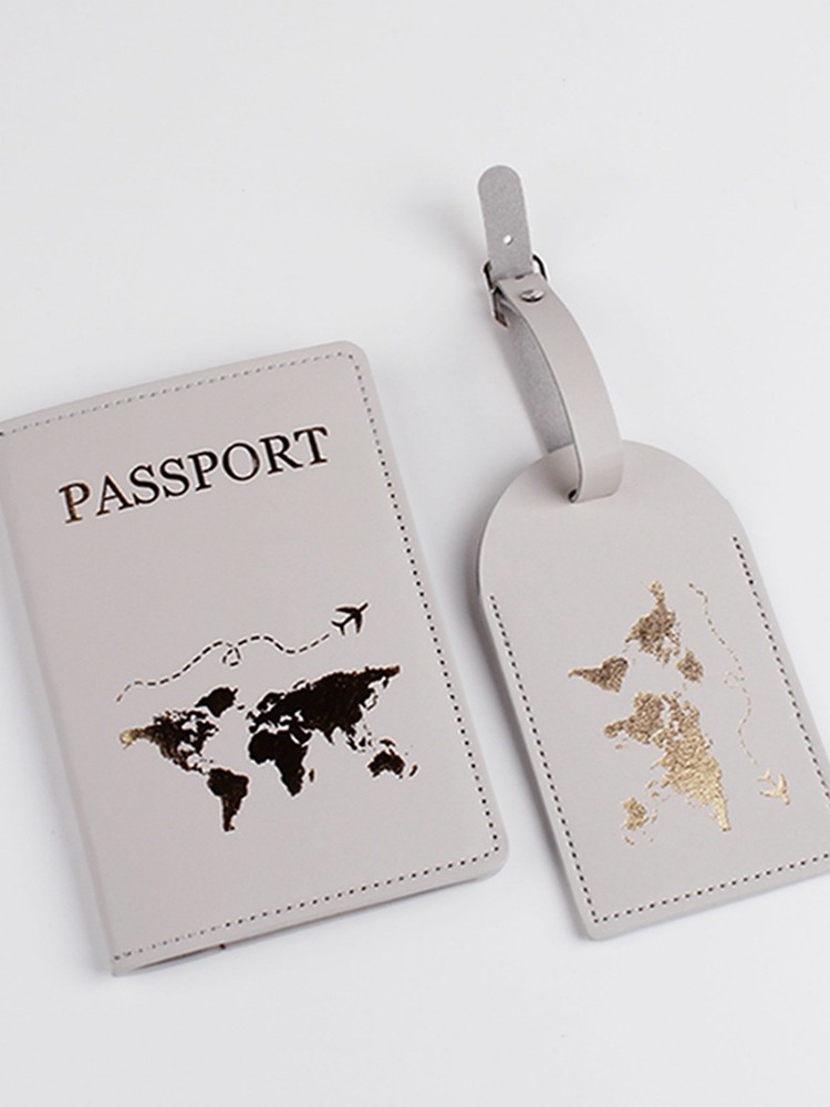 Cubierta protectora de pasaporte de viaje bolsa de pasaporte titular de identificación de boleto multifuncional para permiso de viaje al extranjero bolsa de almacenamiento conveniente