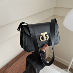 法式復古時尚腋下包包女2024新款春夏通勤百搭小方包質感斜挎包