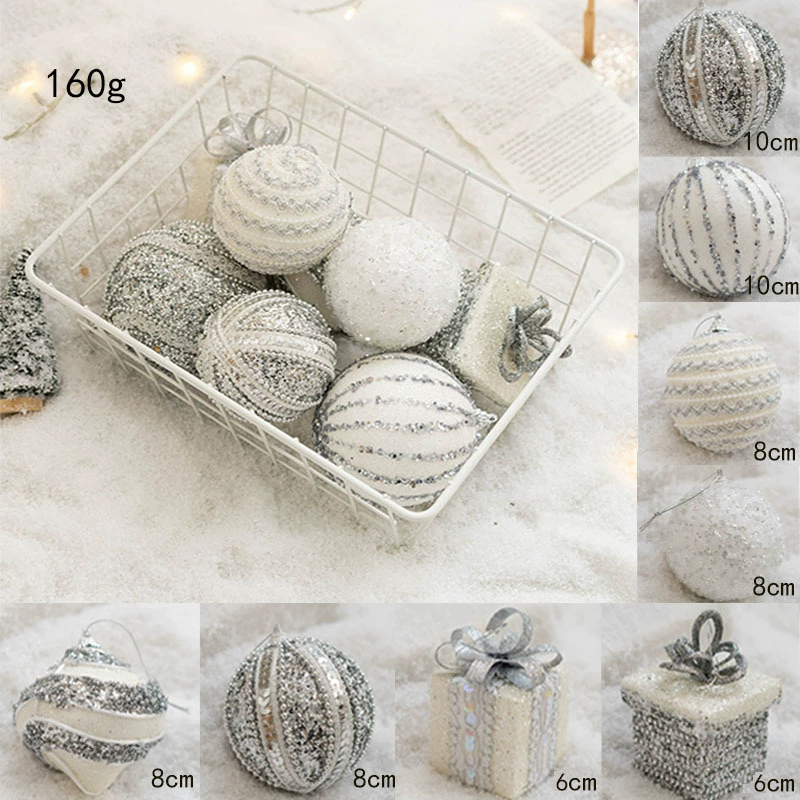 Новогодние украшения — коллекция золотого шампанского, assorted шары, звезды и банты, размеры 6–23 см
