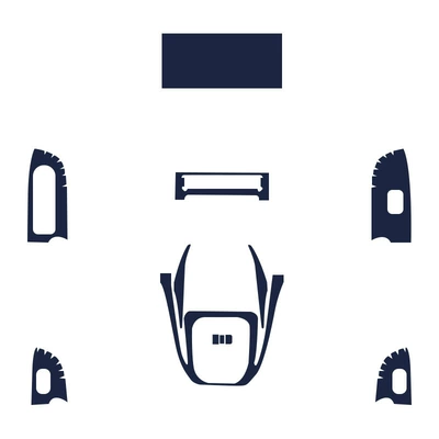 Car interior film: protective film Harvard navigation tempered