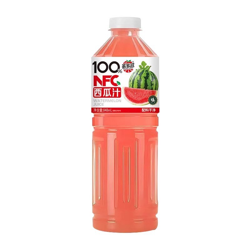 【买一送一】100%西瓜汁2大瓶NFC果汁鲜榨非浓缩山竹多口味饮料|undefined